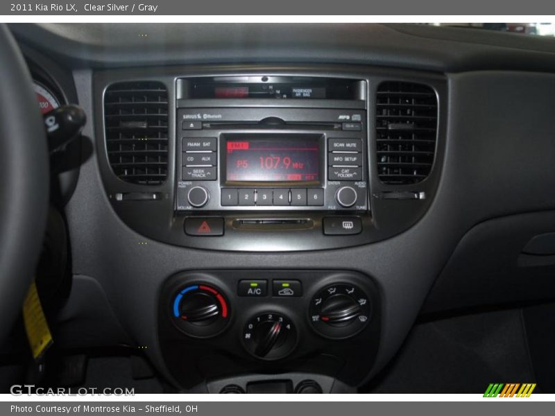 Clear Silver / Gray 2011 Kia Rio LX