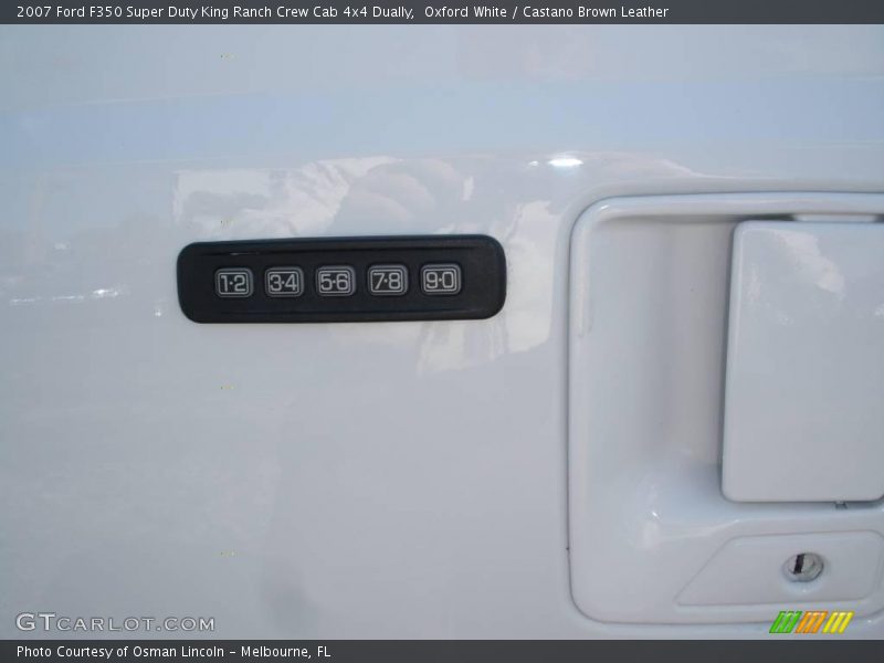 Oxford White / Castano Brown Leather 2007 Ford F350 Super Duty King Ranch Crew Cab 4x4 Dually