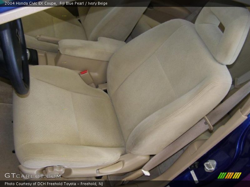 Fiji Blue Pearl / Ivory Beige 2004 Honda Civic EX Coupe