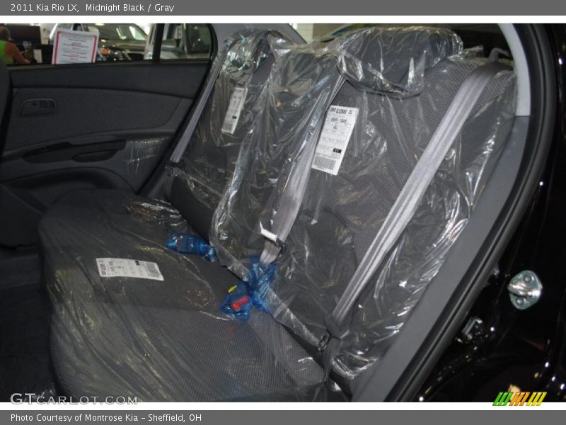 Midnight Black / Gray 2011 Kia Rio LX