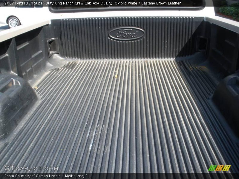 Oxford White / Castano Brown Leather 2007 Ford F350 Super Duty King Ranch Crew Cab 4x4 Dually
