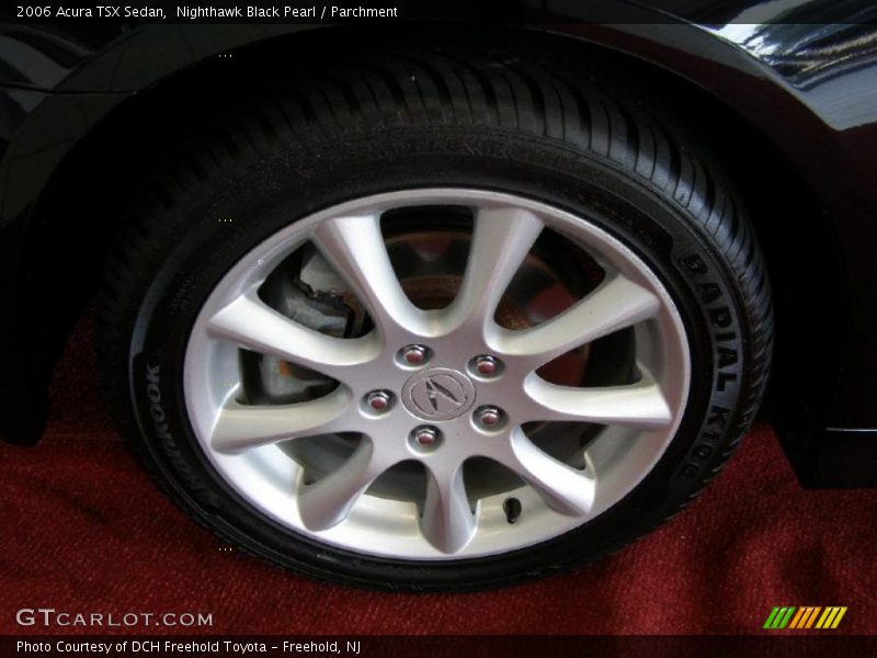 Nighthawk Black Pearl / Parchment 2006 Acura TSX Sedan