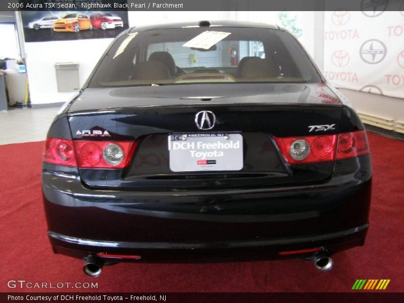 Nighthawk Black Pearl / Parchment 2006 Acura TSX Sedan