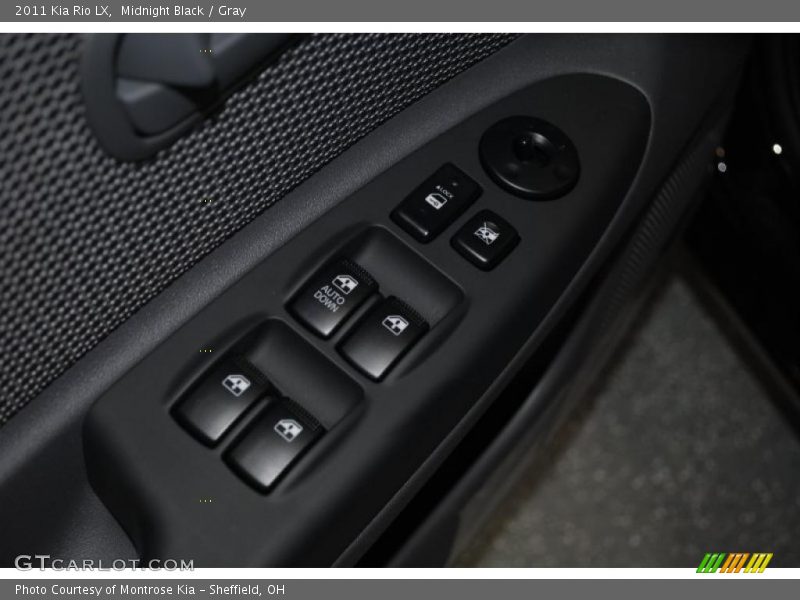 Midnight Black / Gray 2011 Kia Rio LX