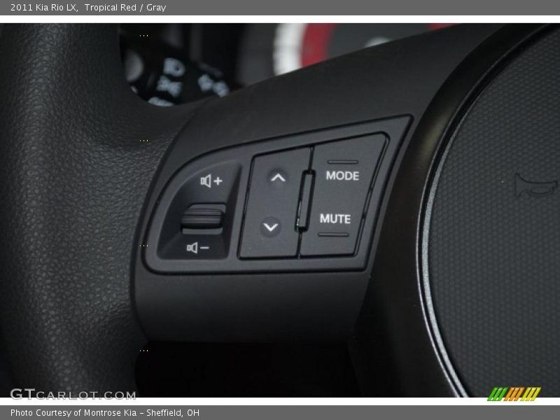 Tropical Red / Gray 2011 Kia Rio LX