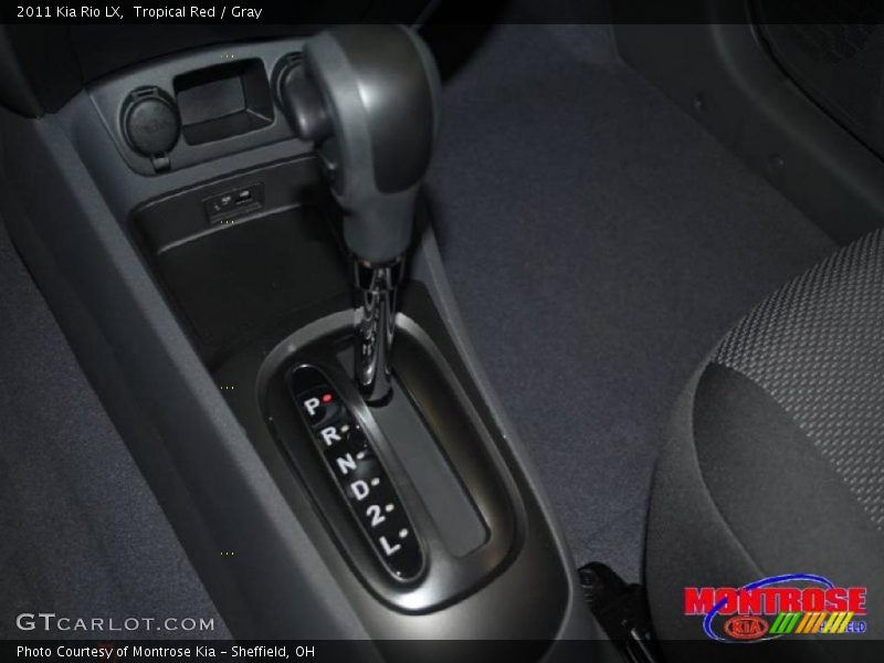 Tropical Red / Gray 2011 Kia Rio LX