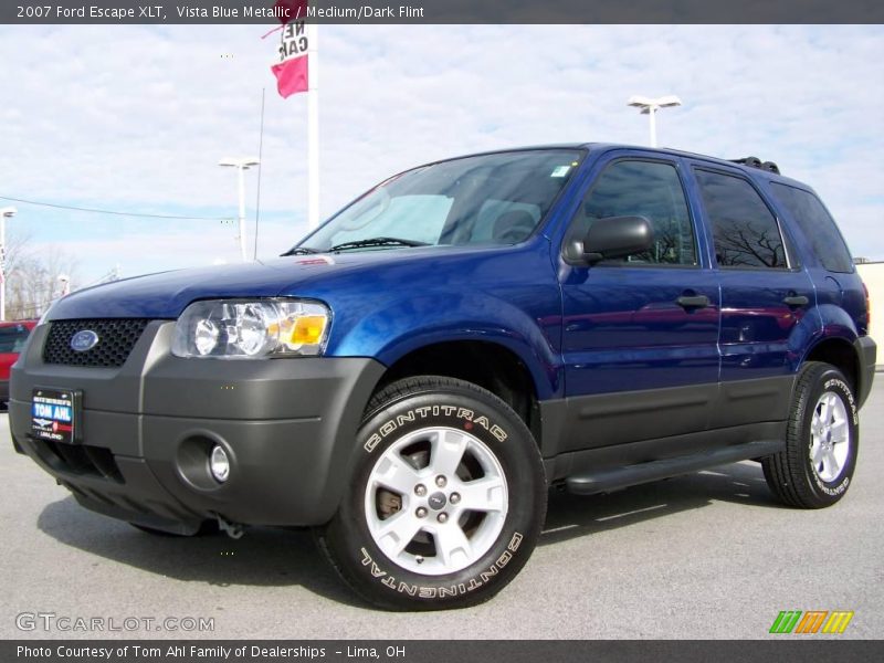 Vista Blue Metallic / Medium/Dark Flint 2007 Ford Escape XLT