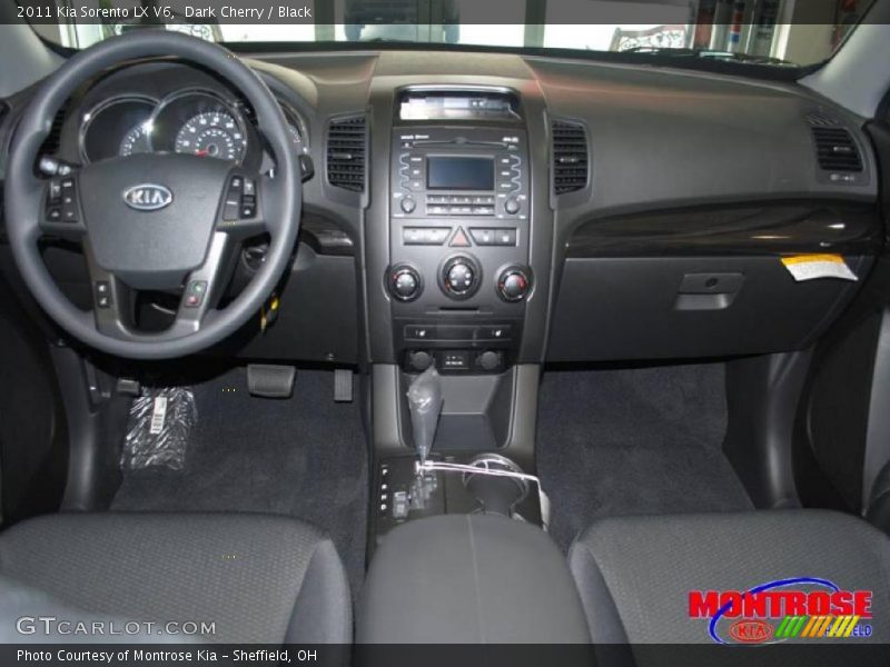 Dark Cherry / Black 2011 Kia Sorento LX V6