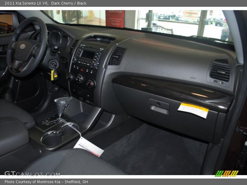 Dark Cherry / Black 2011 Kia Sorento LX V6