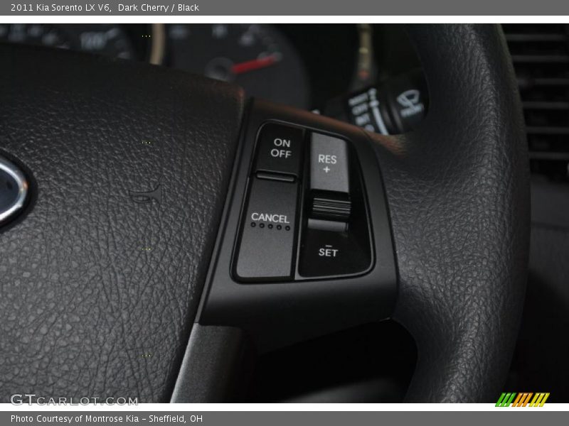 Dark Cherry / Black 2011 Kia Sorento LX V6