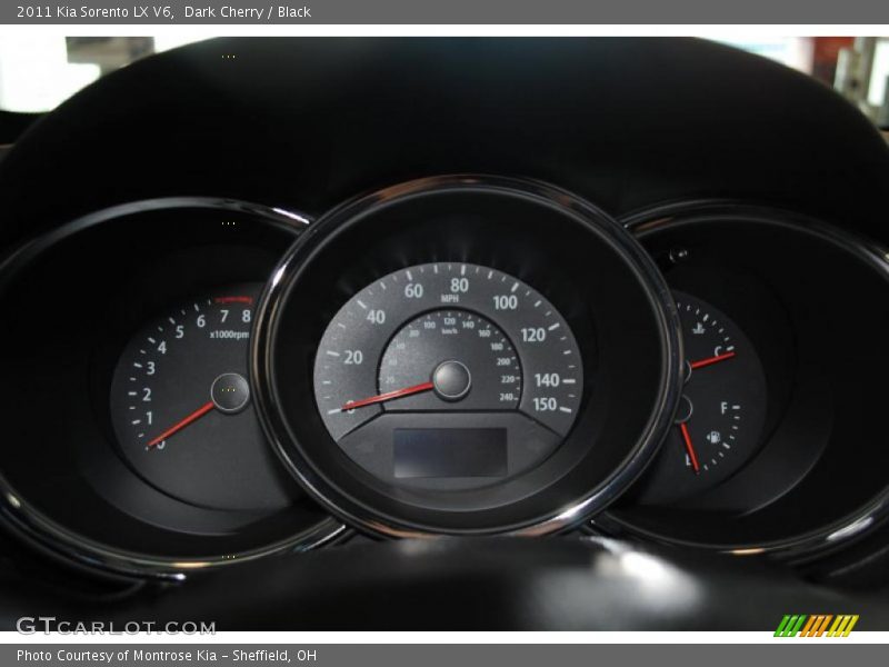 Dark Cherry / Black 2011 Kia Sorento LX V6