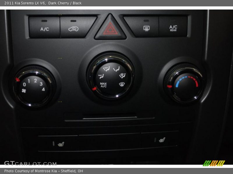 Dark Cherry / Black 2011 Kia Sorento LX V6