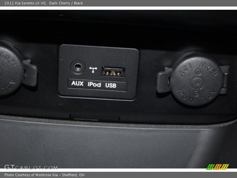 Dark Cherry / Black 2011 Kia Sorento LX V6