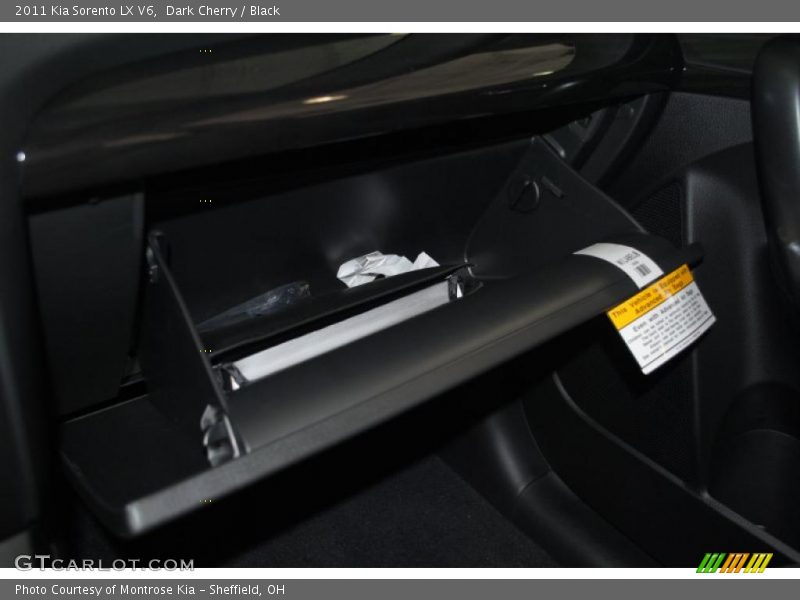 Dark Cherry / Black 2011 Kia Sorento LX V6