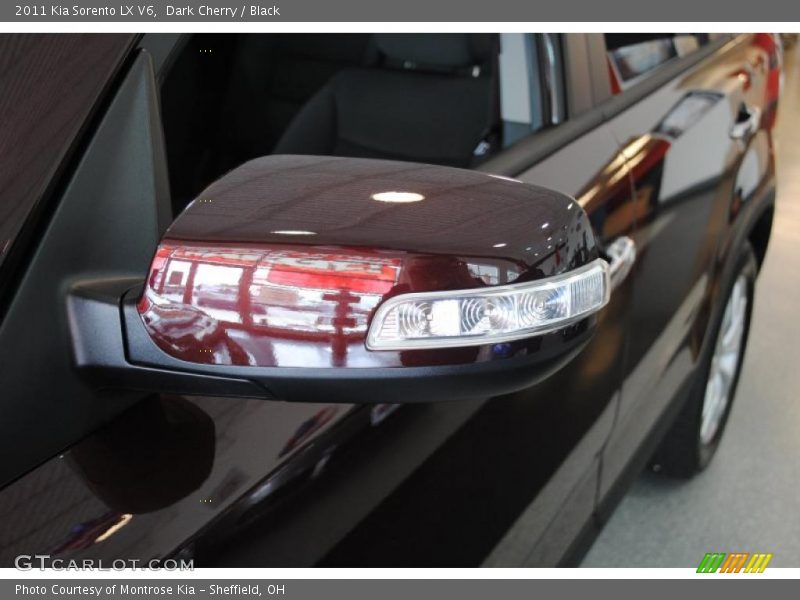 Dark Cherry / Black 2011 Kia Sorento LX V6