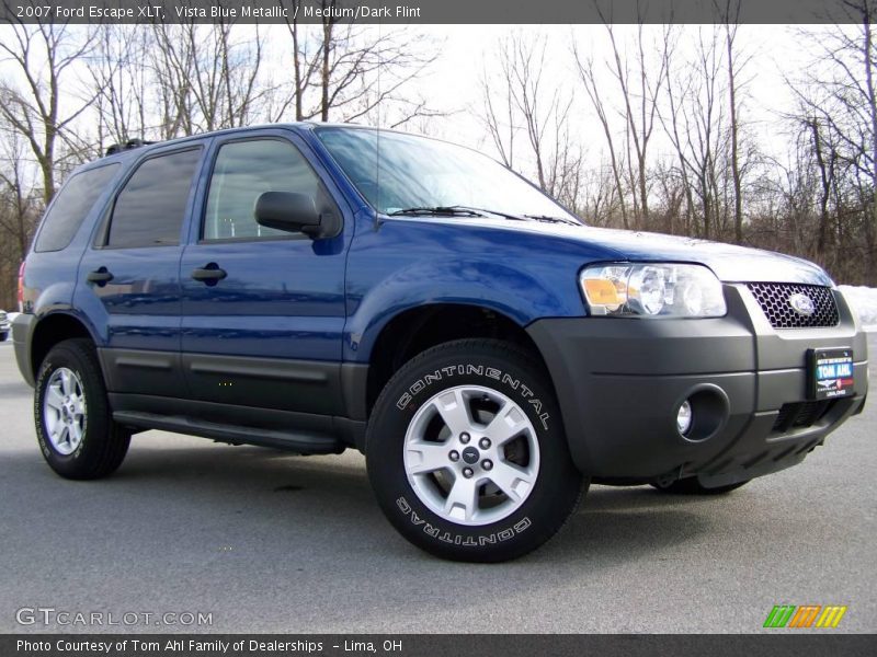 Vista Blue Metallic / Medium/Dark Flint 2007 Ford Escape XLT
