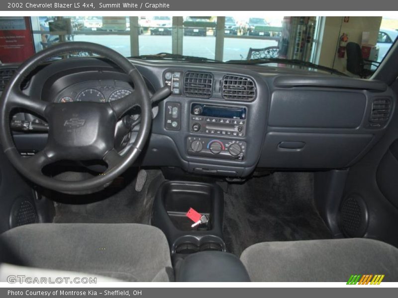 Summit White / Graphite 2002 Chevrolet Blazer LS 4x4