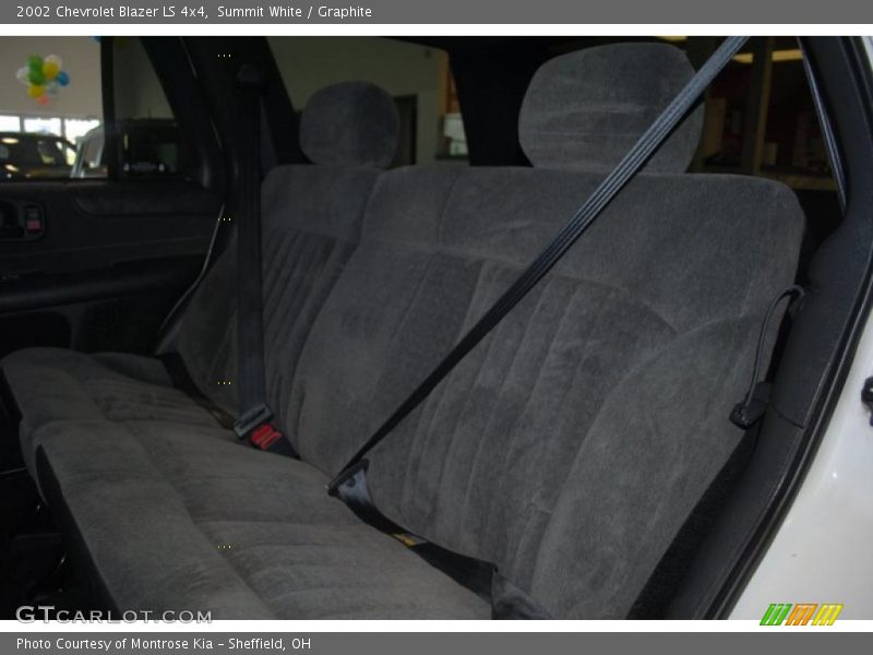 Summit White / Graphite 2002 Chevrolet Blazer LS 4x4