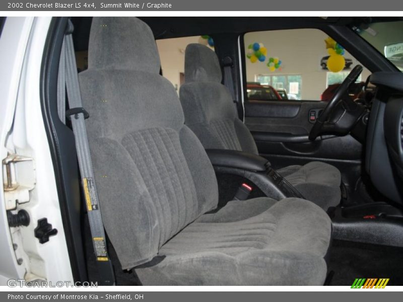 Summit White / Graphite 2002 Chevrolet Blazer LS 4x4