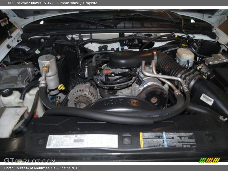 Summit White / Graphite 2002 Chevrolet Blazer LS 4x4