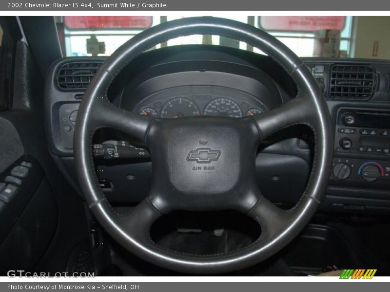 Summit White / Graphite 2002 Chevrolet Blazer LS 4x4