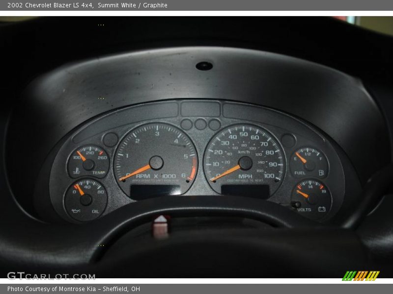 Summit White / Graphite 2002 Chevrolet Blazer LS 4x4