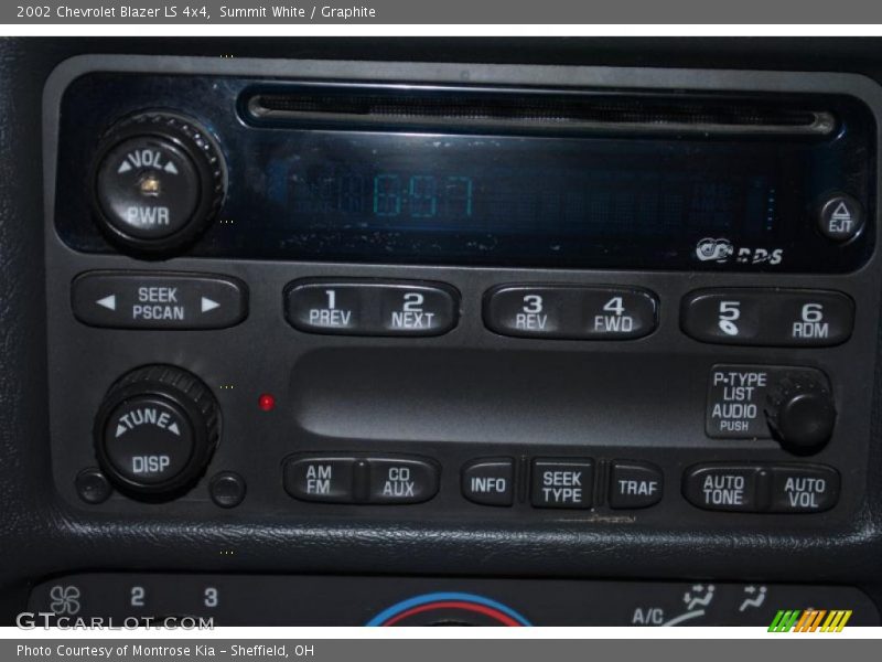 Summit White / Graphite 2002 Chevrolet Blazer LS 4x4