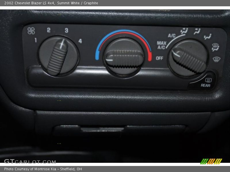 Summit White / Graphite 2002 Chevrolet Blazer LS 4x4