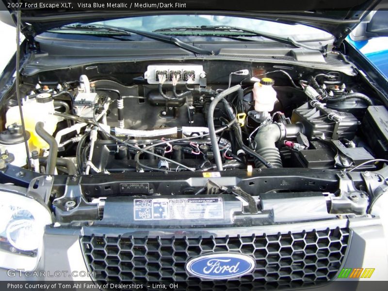 Vista Blue Metallic / Medium/Dark Flint 2007 Ford Escape XLT