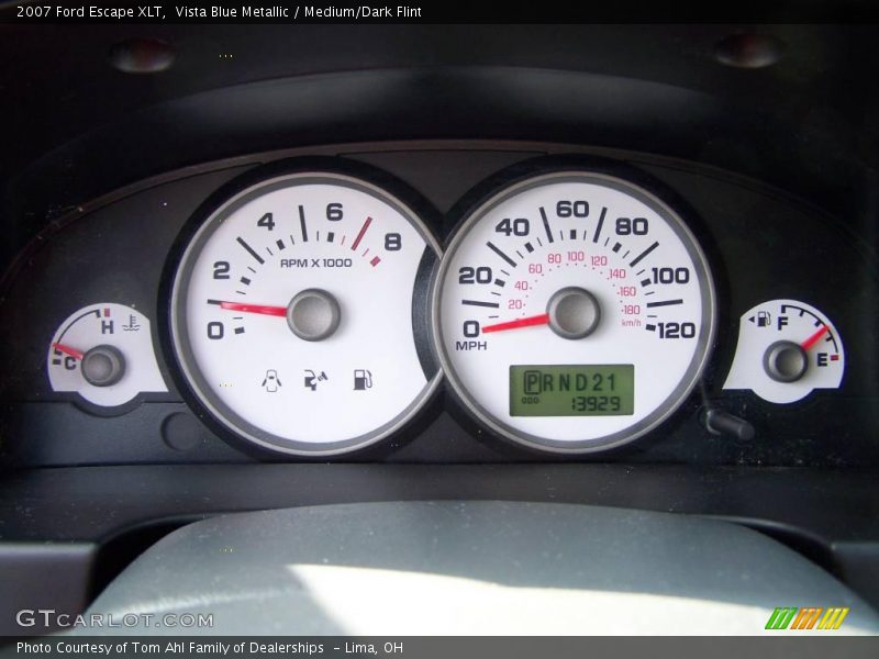 Vista Blue Metallic / Medium/Dark Flint 2007 Ford Escape XLT