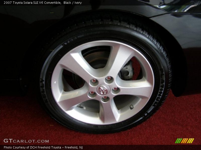 Black / Ivory 2007 Toyota Solara SLE V6 Convertible