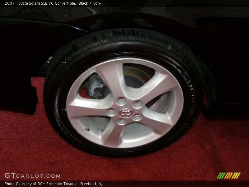 Black / Ivory 2007 Toyota Solara SLE V6 Convertible