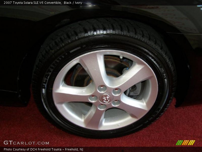 Black / Ivory 2007 Toyota Solara SLE V6 Convertible