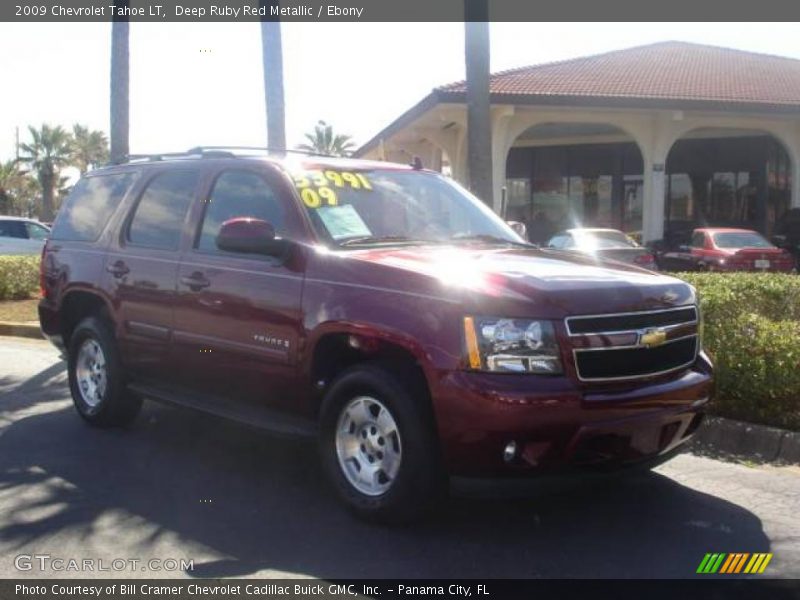 Deep Ruby Red Metallic / Ebony 2009 Chevrolet Tahoe LT