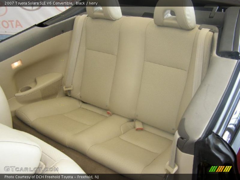 Black / Ivory 2007 Toyota Solara SLE V6 Convertible