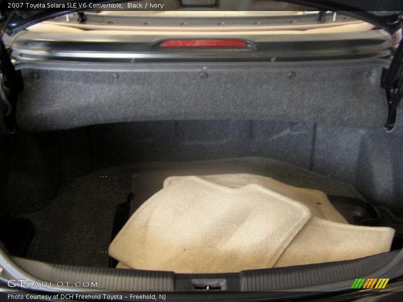 Black / Ivory 2007 Toyota Solara SLE V6 Convertible