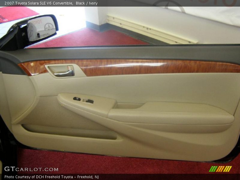Black / Ivory 2007 Toyota Solara SLE V6 Convertible