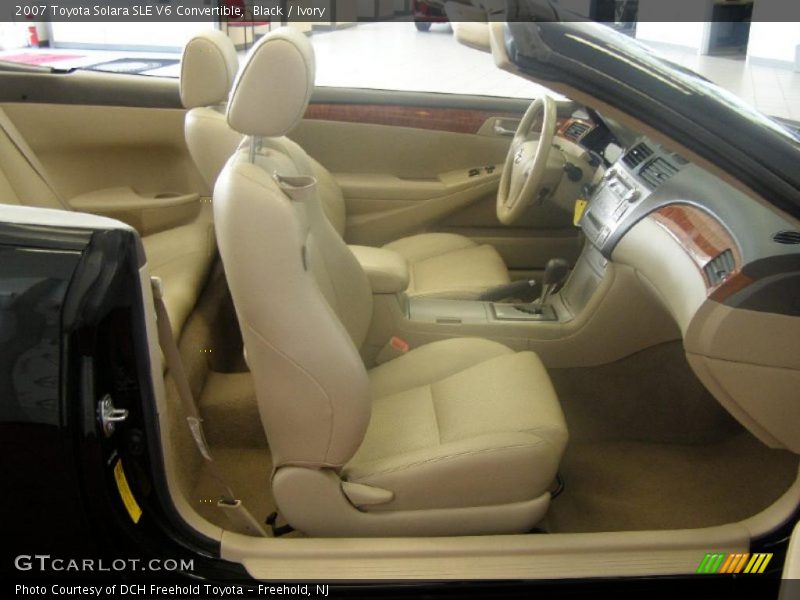 Black / Ivory 2007 Toyota Solara SLE V6 Convertible