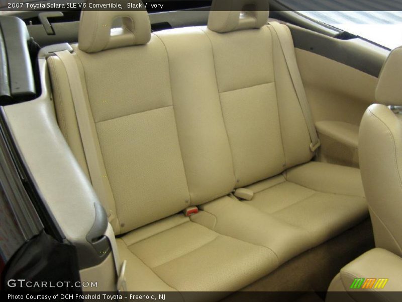 Black / Ivory 2007 Toyota Solara SLE V6 Convertible