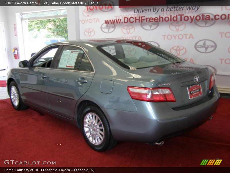 Aloe Green Metallic / Bisque 2007 Toyota Camry LE V6