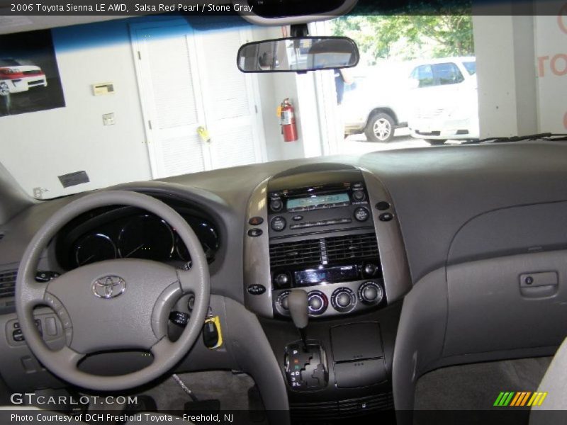 Salsa Red Pearl / Stone Gray 2006 Toyota Sienna LE AWD