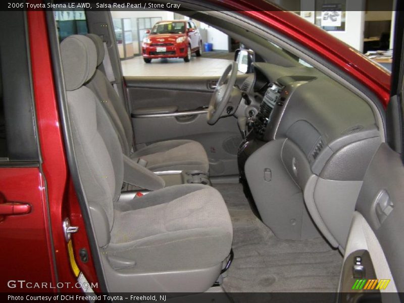 Salsa Red Pearl / Stone Gray 2006 Toyota Sienna LE AWD