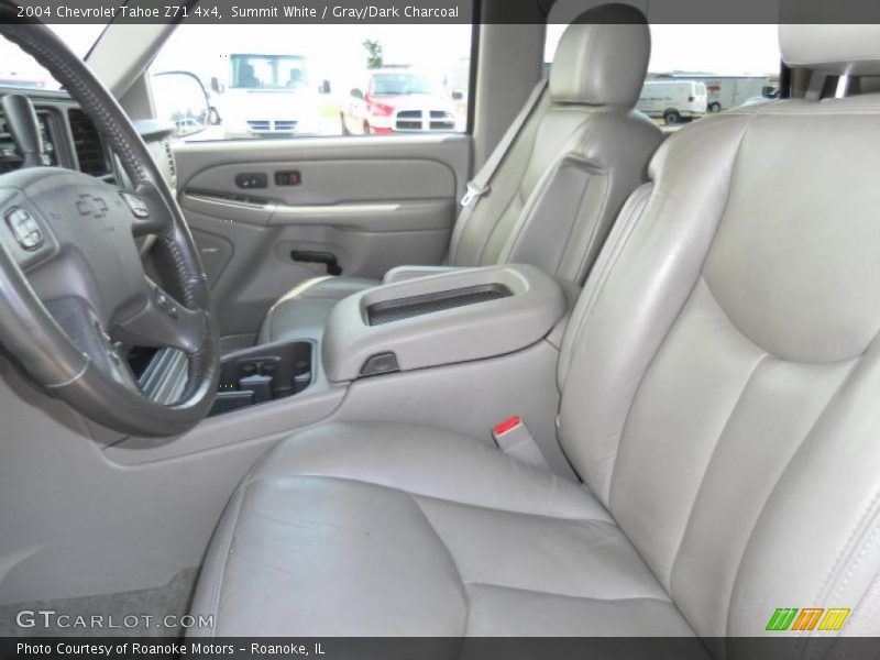 Summit White / Gray/Dark Charcoal 2004 Chevrolet Tahoe Z71 4x4