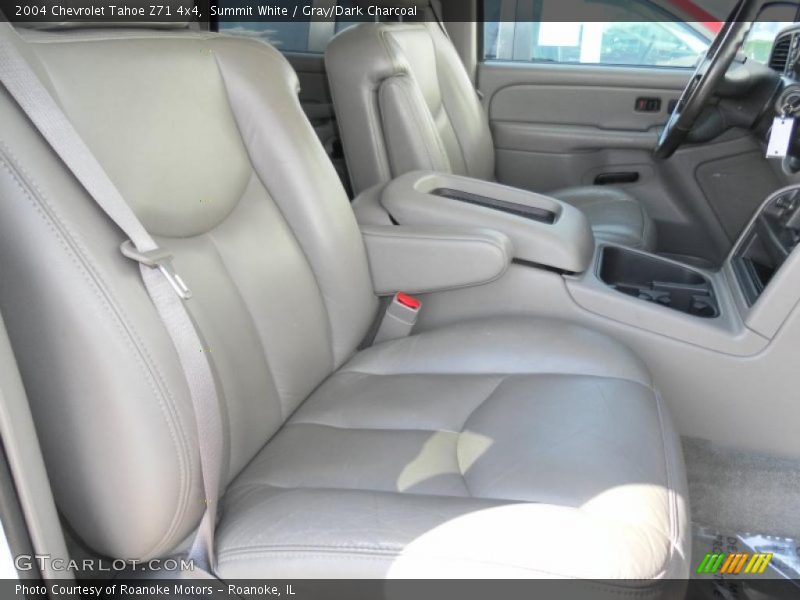 Summit White / Gray/Dark Charcoal 2004 Chevrolet Tahoe Z71 4x4