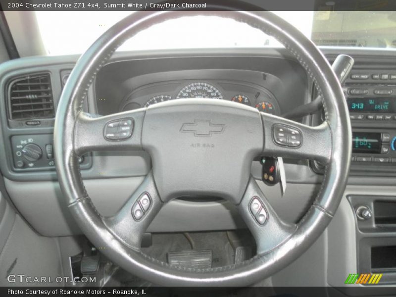 Summit White / Gray/Dark Charcoal 2004 Chevrolet Tahoe Z71 4x4