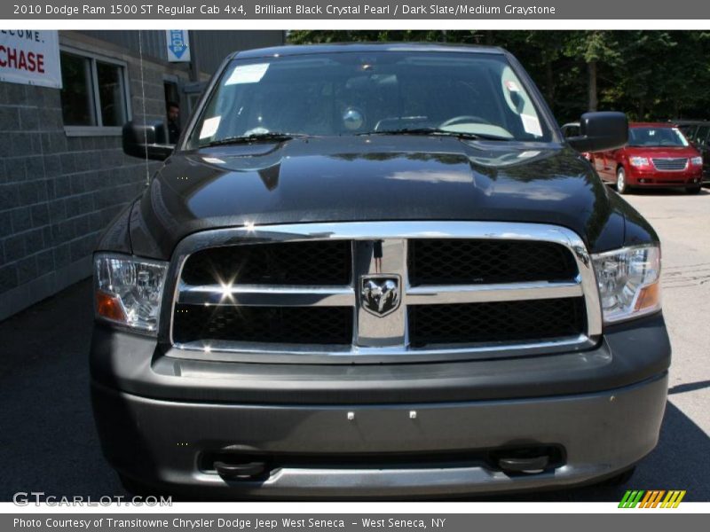 Brilliant Black Crystal Pearl / Dark Slate/Medium Graystone 2010 Dodge Ram 1500 ST Regular Cab 4x4