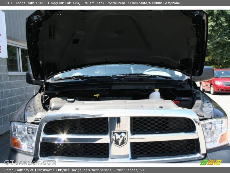 Brilliant Black Crystal Pearl / Dark Slate/Medium Graystone 2010 Dodge Ram 1500 ST Regular Cab 4x4