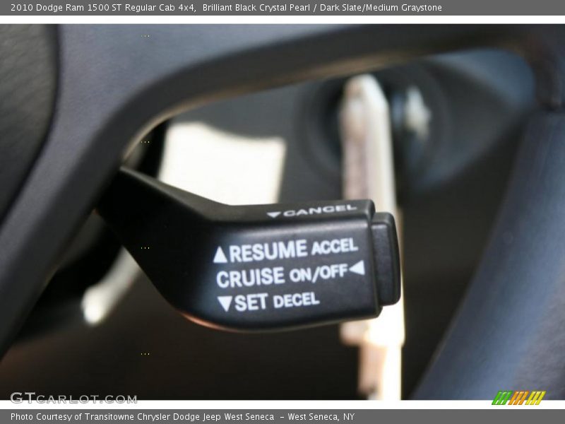Brilliant Black Crystal Pearl / Dark Slate/Medium Graystone 2010 Dodge Ram 1500 ST Regular Cab 4x4