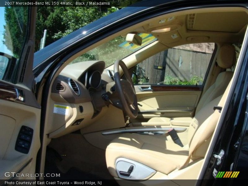 Black / Macadamia 2007 Mercedes-Benz ML 350 4Matic