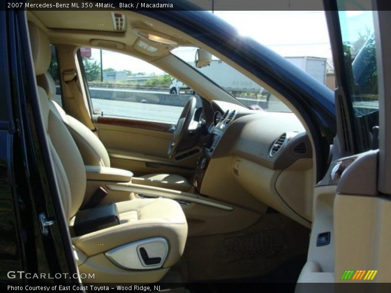 Black / Macadamia 2007 Mercedes-Benz ML 350 4Matic